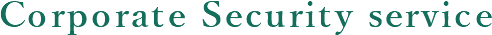 Corporate Security service